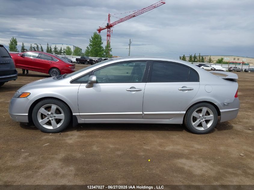 2007 Honda Civic Ex 4Dr VIN: 2HGFA15887H106828 Lot: 12347027