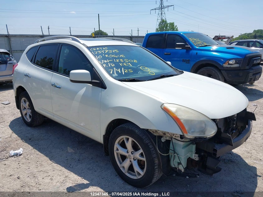 JN8AS5MV7AW123508 2010 Nissan Rogue S/Sl/Krom auction photo 1