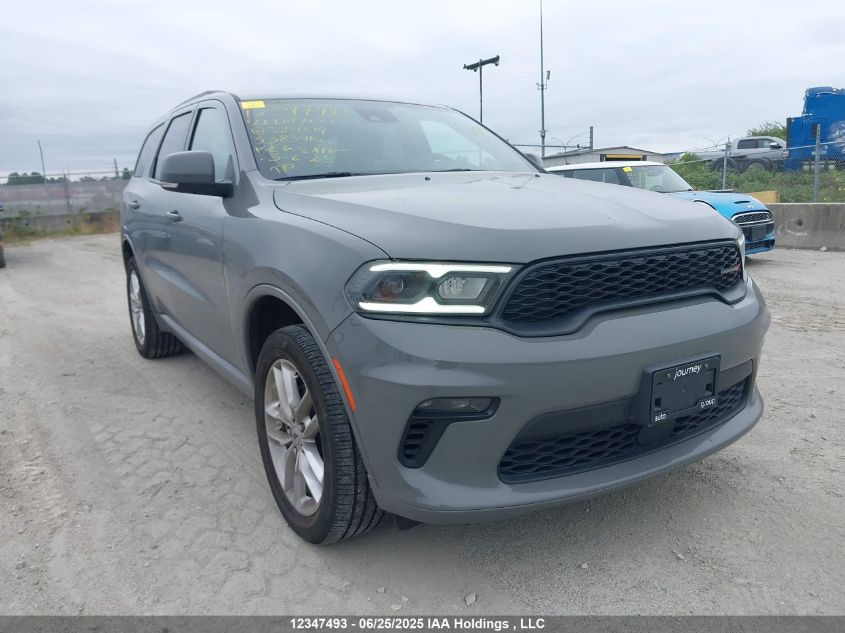 2022 Dodge Durango Gt VIN: 1C4RDJDG9NC225614 Lot: 12347493