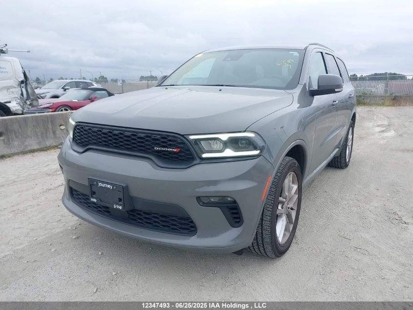 2022 Dodge Durango Gt VIN: 1C4RDJDG9NC225614 Lot: 12347493