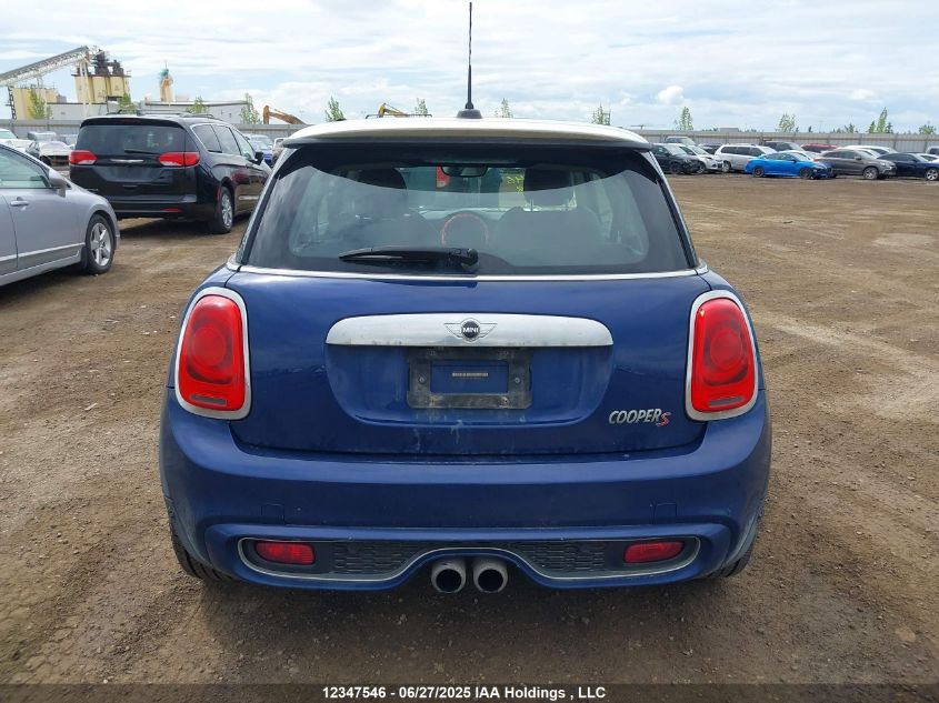 2015 Mini Cooper S VIN: WMWXP7C58F2A58638 Lot: 12347546