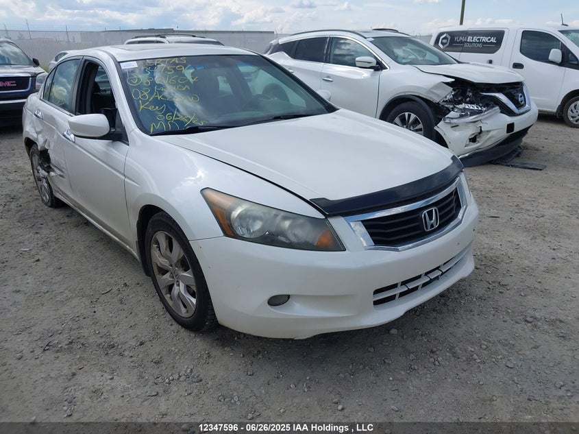 1HGCP36858A801604 2008 Honda Accord Exl auction photo 1