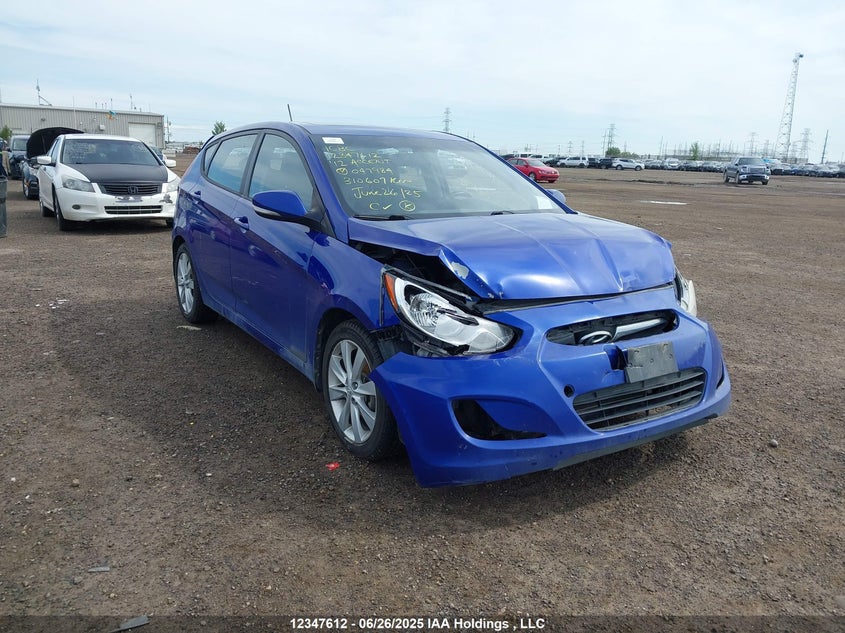 2012 Hyundai Accent Gls/Gs/Se VIN: KMHCU5AE2CU047984 Lot: 12347612