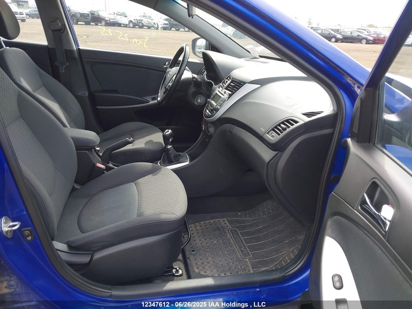 2012 Hyundai Accent Gls/Gs/Se VIN: KMHCU5AE2CU047984 Lot: 12347612