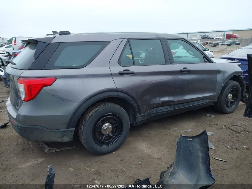 2021 Ford Explorer Police Interceptor VIN: 1FM5K8AB9MGB25361 Lot: 12347677