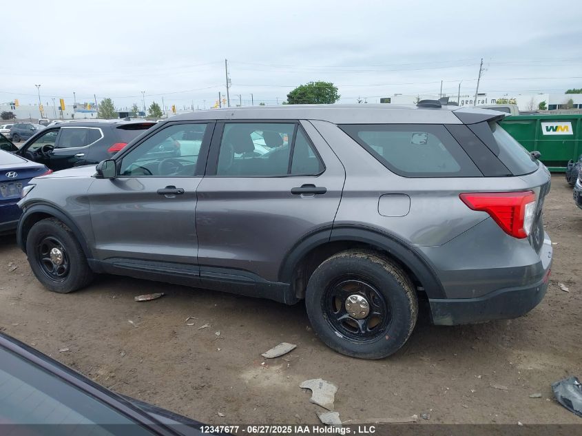 2021 Ford Explorer Police Interceptor VIN: 1FM5K8AB9MGB25361 Lot: 12347677