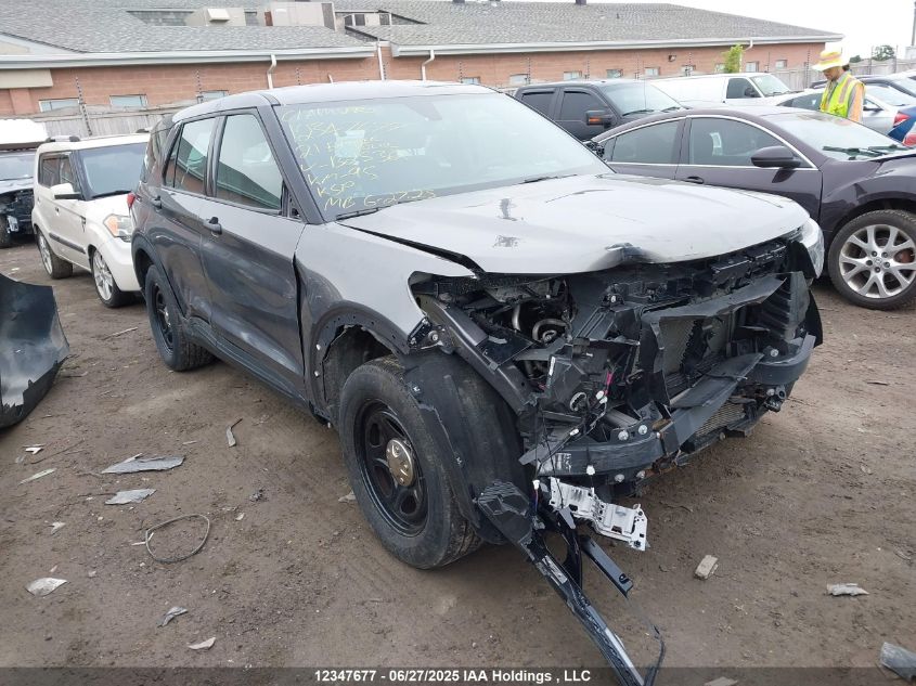 2021 Ford Explorer Police Interceptor VIN: 1FM5K8AB9MGB25361 Lot: 12347677