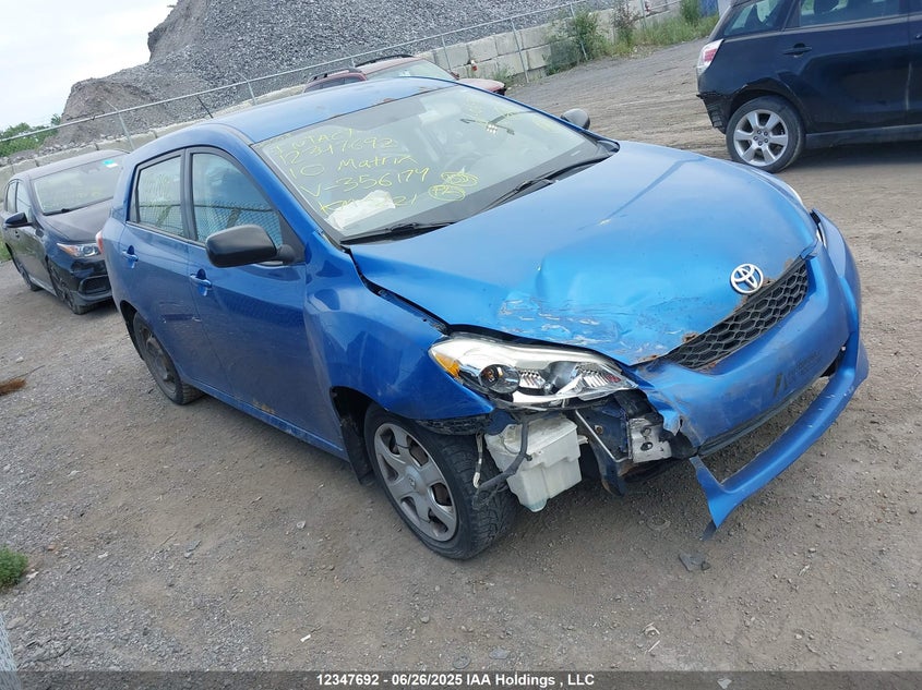 2T1KU4EE2AC356174 2010 Toyota Matrix auction photo 1