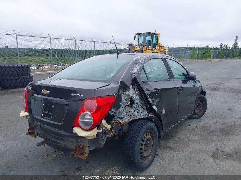2014 Chevrolet Sonic Ls Auto VIN: 1G1JA5EH8E4192452 Lot: 12347752