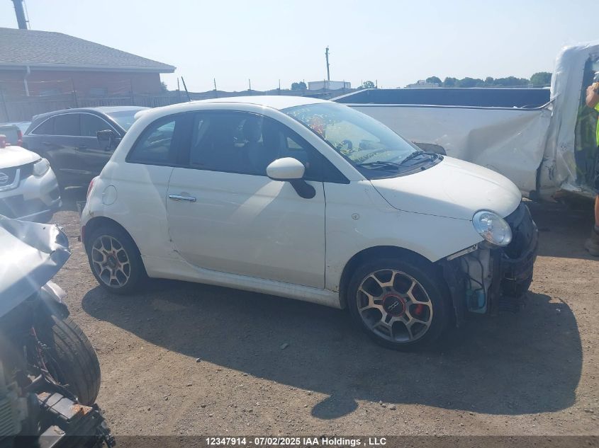 2012 Fiat 500 Sport VIN: 3C3CFFBR0CT378549 Lot: 12347914