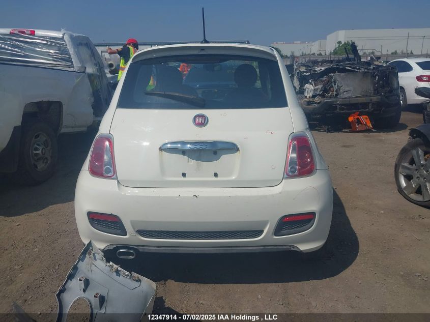 2012 Fiat 500 Sport VIN: 3C3CFFBR0CT378549 Lot: 12347914