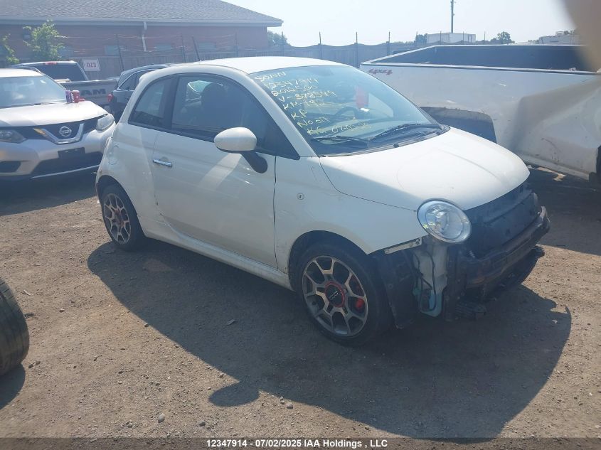 2012 Fiat 500 Sport VIN: 3C3CFFBR0CT378549 Lot: 12347914