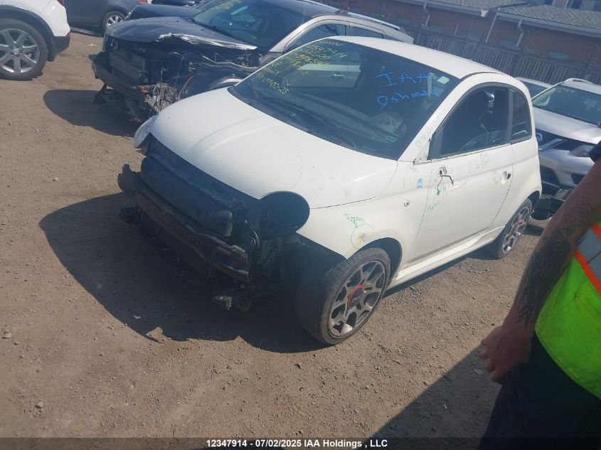 2012 Fiat 500 Sport VIN: 3C3CFFBR0CT378549 Lot: 12347914