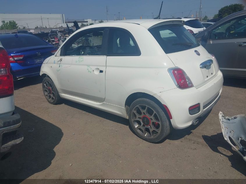 2012 Fiat 500 Sport VIN: 3C3CFFBR0CT378549 Lot: 12347914