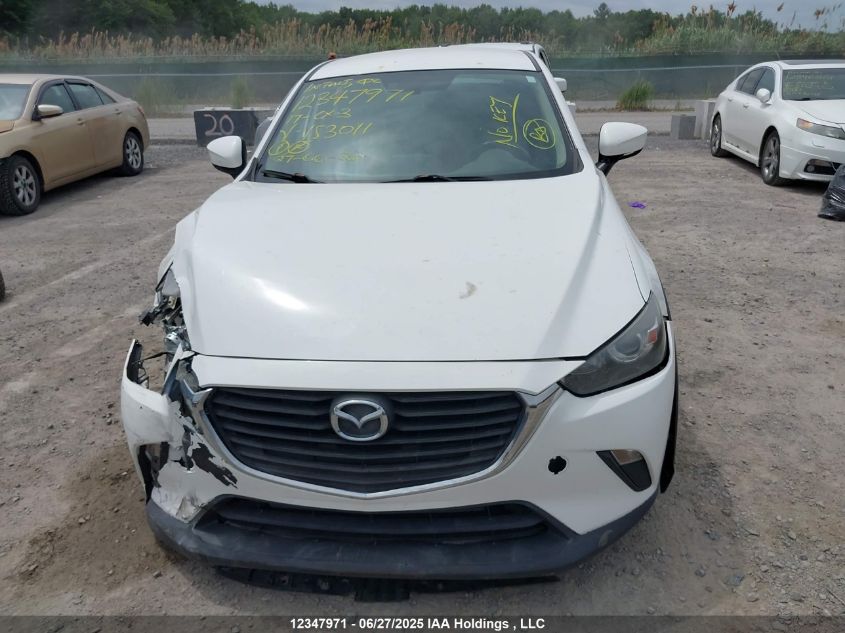 2017 Mazda Cx-3 VIN: JM1DKDB7XH0153011 Lot: 12347971