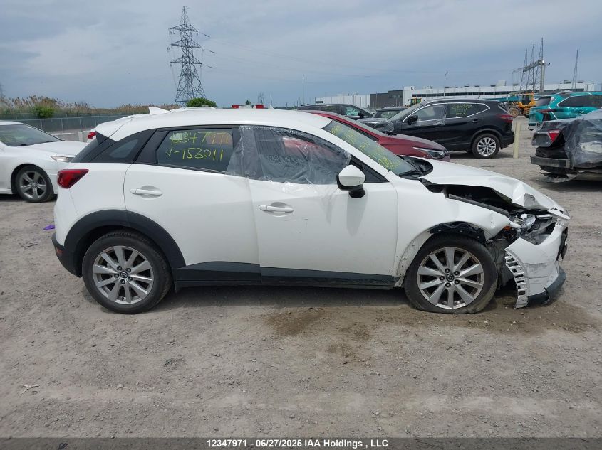 2017 Mazda Cx-3 VIN: JM1DKDB7XH0153011 Lot: 12347971