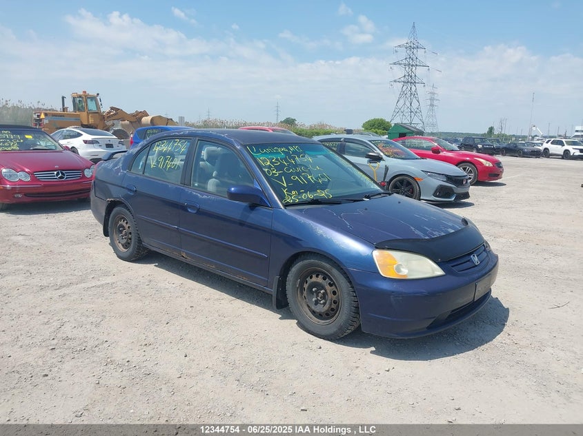 2HGES16663H917401 2003 Honda Civic Lx auction photo 1