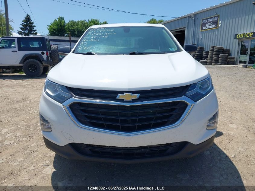 2019 Chevrolet Equinox Ls VIN: 2GNAXSEV5K6281178 Lot: 12348592