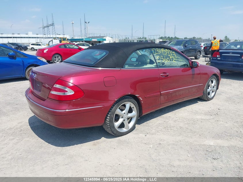 2005 Mercedes-Benz Clk 320 VIN: WDBTK65GX5T036072 Lot: 12345994X