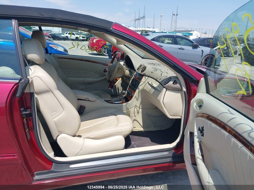 2005 Mercedes-Benz Clk 320 VIN: WDBTK65GX5T036072 Lot: 12345994X