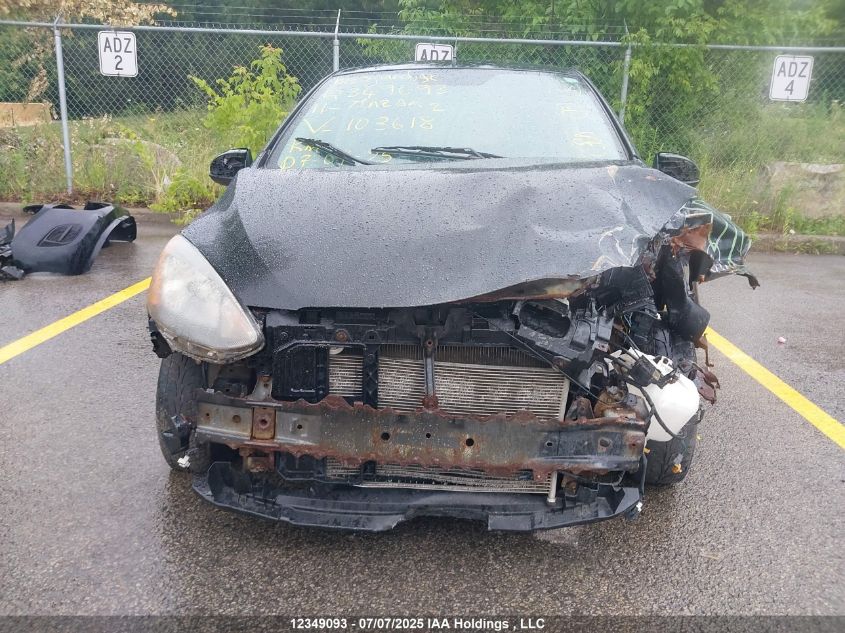 2011 Mazda Mazda2 VIN: JM1DE1HY0B0103618 Lot: 12349093