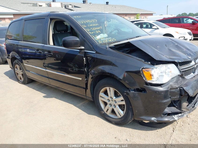 2C4RDGDGXGR362607 2016 Dodge Grand Caravan Crew auction photo 1