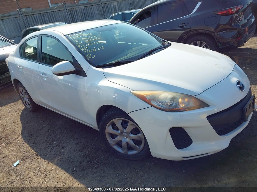 JM1BL1UF1C1588820 2012 Mazda 3 I auction photo 1