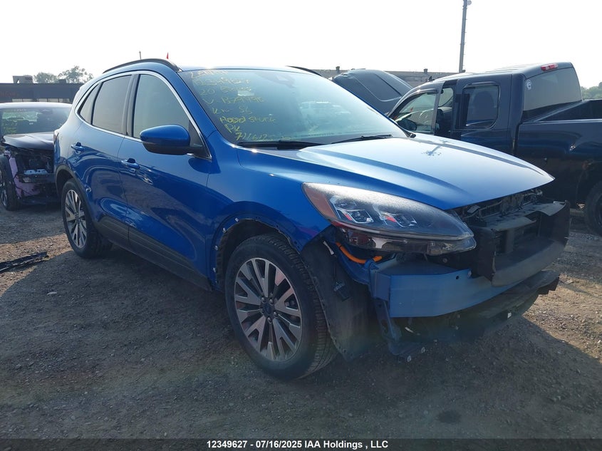 1FMCU9DZ4LUB79490 2020 Ford Escape Titanium Hybrid auction photo 1