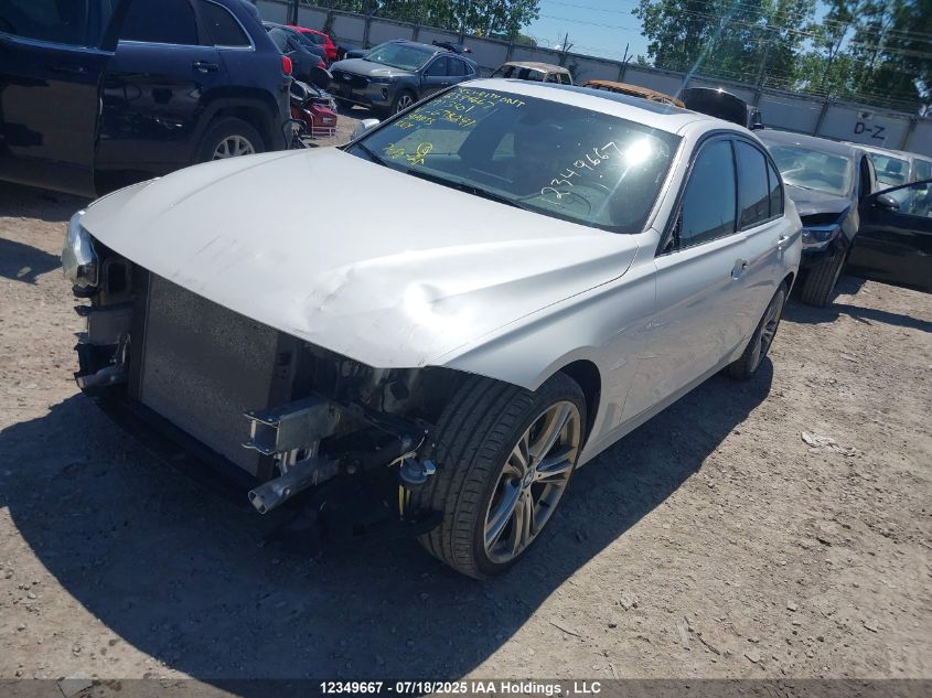 2017 BMW 330I xDrive VIN: WBA8D9C51HK678241 Lot: 12349667