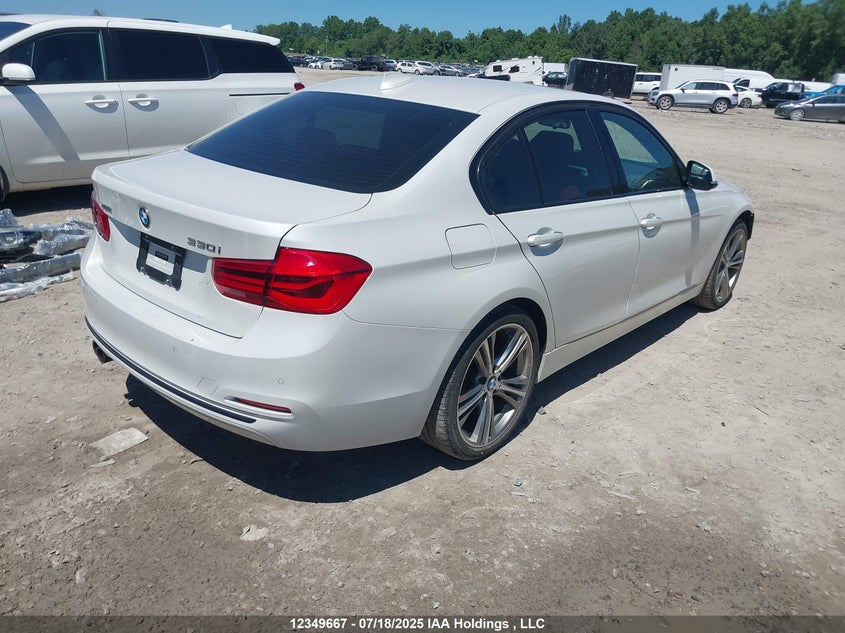 2017 BMW 330I xDrive VIN: WBA8D9C51HK678241 Lot: 12349667