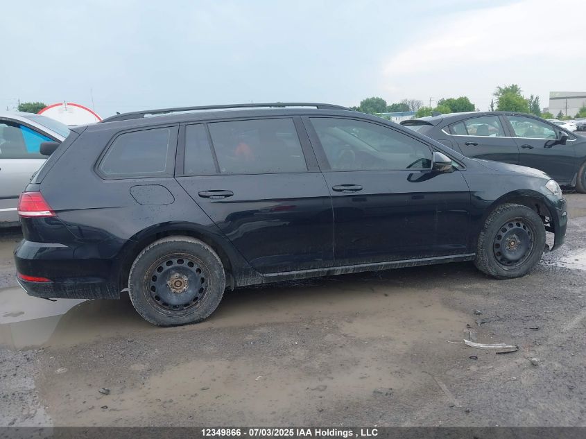 2019 Volkswagen Golf Sportwagen S VIN: 3VW217AU4KM504774 Lot: 12349866