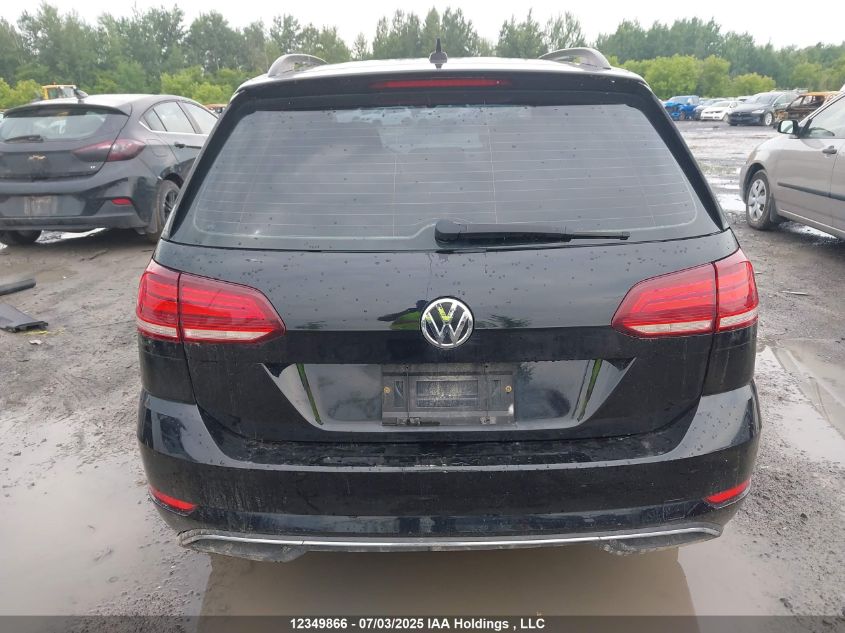 2019 Volkswagen Golf Sportwagen S VIN: 3VW217AU4KM504774 Lot: 12349866