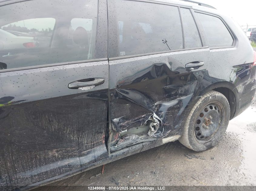 2019 Volkswagen Golf Sportwagen S VIN: 3VW217AU4KM504774 Lot: 12349866