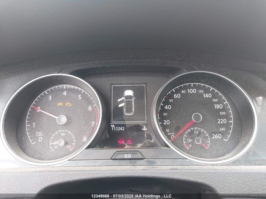 2019 Volkswagen Golf Sportwagen S VIN: 3VW217AU4KM504774 Lot: 12349866