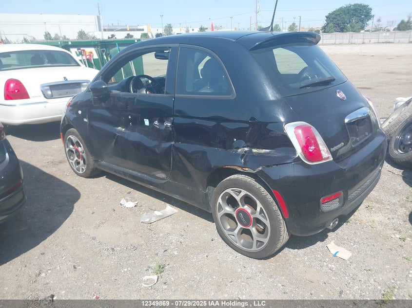 2016 Fiat 500 Sport VIN: 3C3CFFBR7GT125816 Lot: 12349869