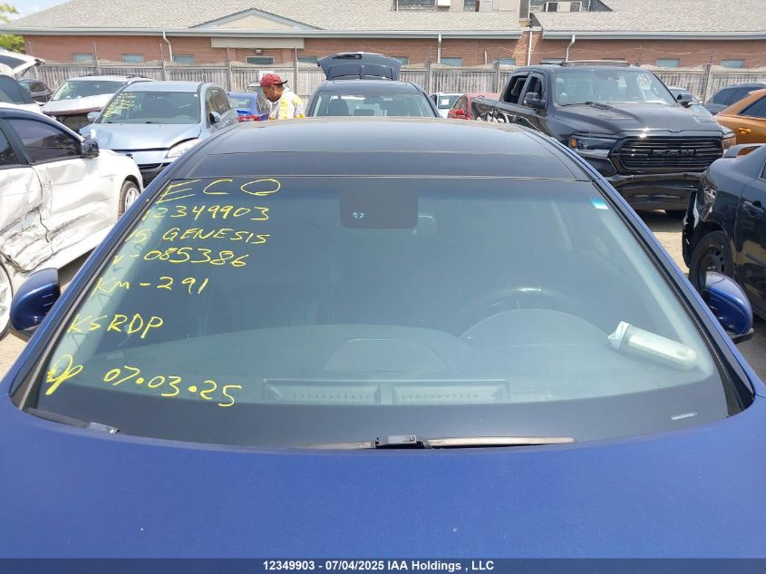 2015 Hyundai Genesis 3.8 Luxury VIN: KMHGN4JE0FU085386 Lot: 12349903