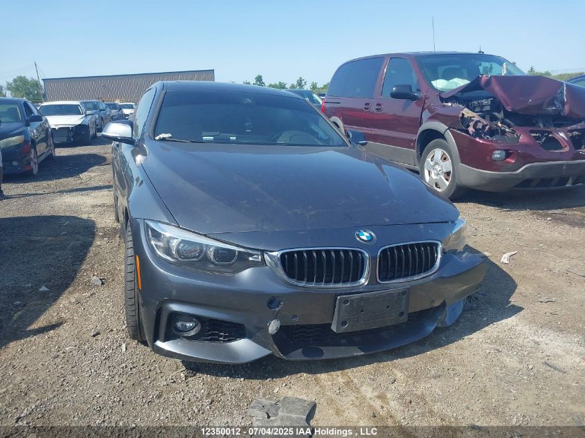 2019 BMW 440Xi Gran Coupe VIN: WBA4J7C54KBM76674 Lot: 12350012