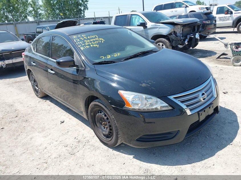 3N1AB7AP8EL666071 2014 Nissan Sentra 1.8 S/1.8 Sl/1.8 Sr/1.8 Sv auction photo 1