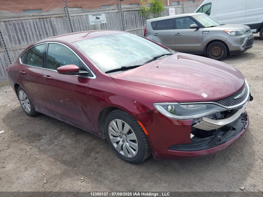 1C3CCCFBXGN197873 2016 Chrysler 200 Lx auction photo 1
