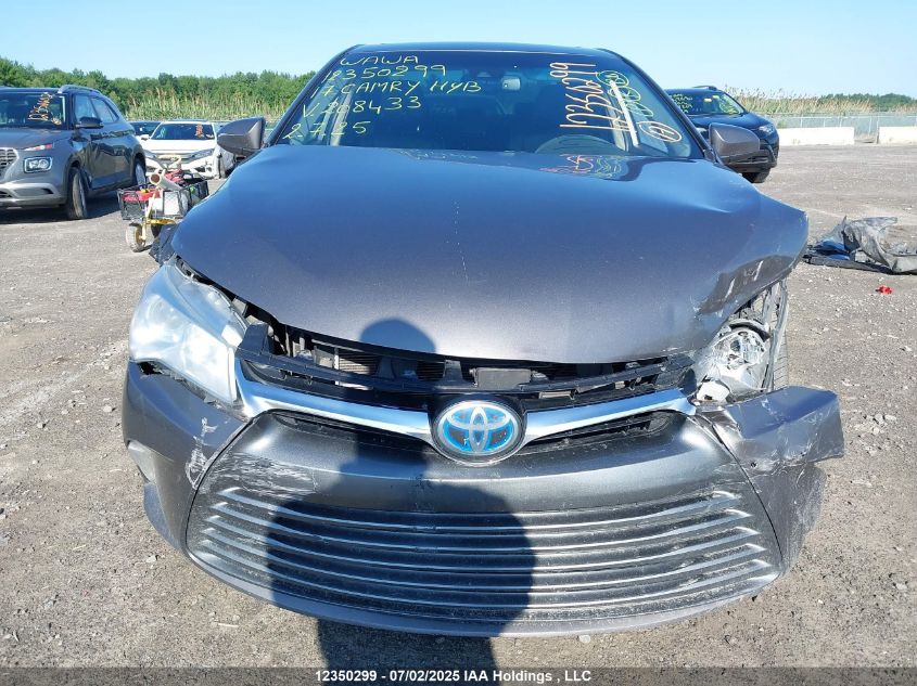 2017 Toyota Camry Hybrid Xle VIN: 4T1BD1FK1HU208433 Lot: 12350299