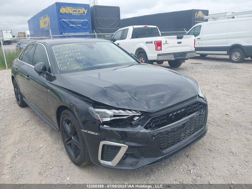 WAUENAF49LN007606 2020 Audi A4 Premium Plus auction photo 1