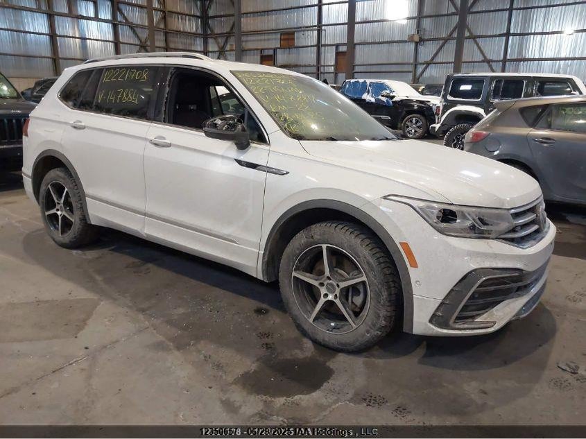 3VV4B7AXXNM147884 2022 Volkswagen Tiguan Sel R-Line auction photo 1