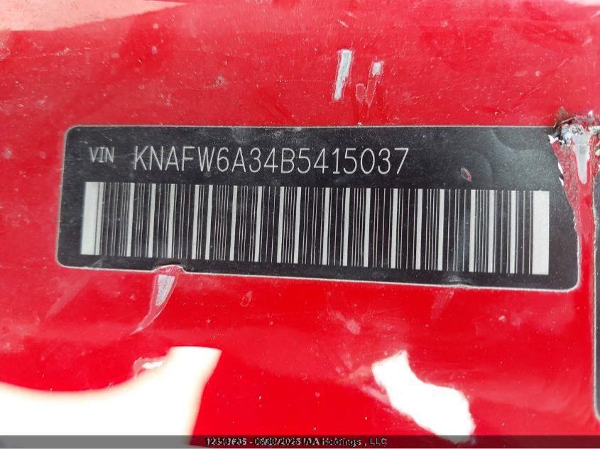 2011 Kia Forte Koup 2.4L Sx/2.4L Sx Luxury VIN: KNAFW6A34B5415037 Lot: 12350723