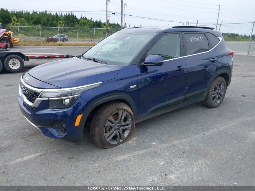 2022 Kia Seltos Ex VIN: KNDEUCAAXN7313963 Lot: 12350757