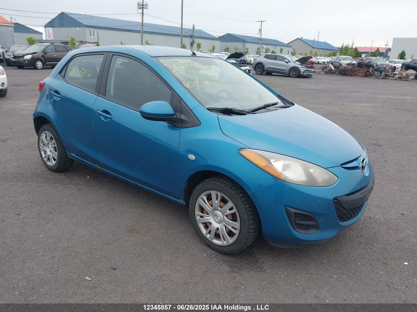 JM1DE1KYXC0150617 2012 Mazda Mazda2 Gx auction photo 1