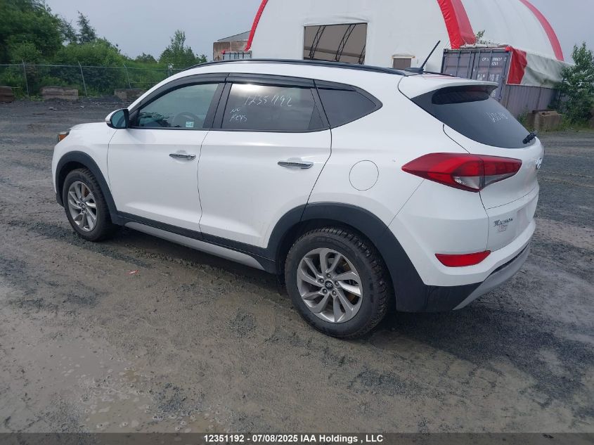 2017 Hyundai Tucson Se VIN: KM8J3CA21HU265538 Lot: 12351192