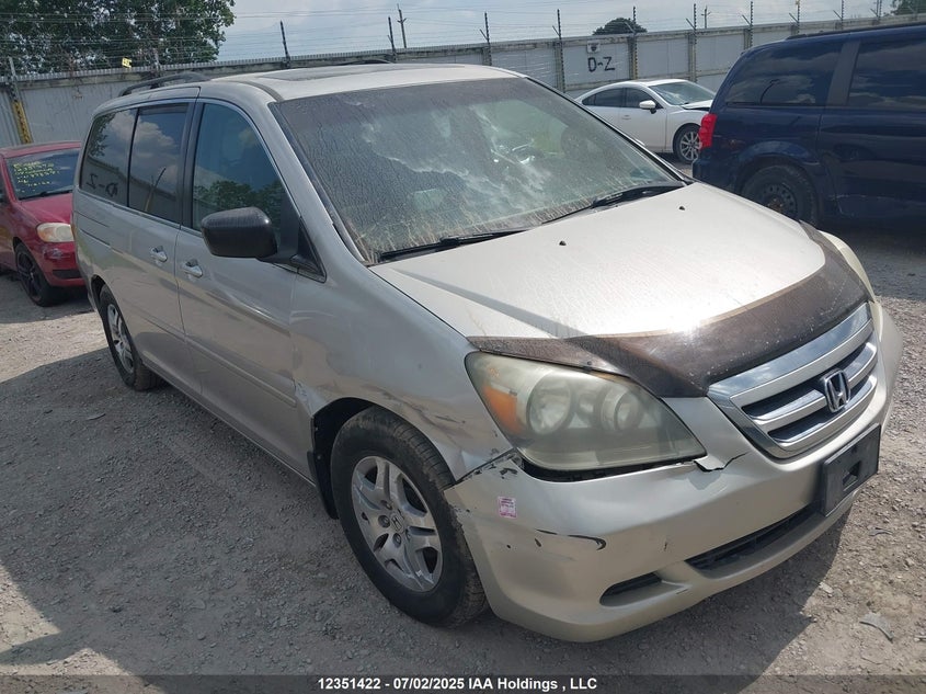 5FNRL38737B509528 2007 Honda Odyssey Exl auction photo 1