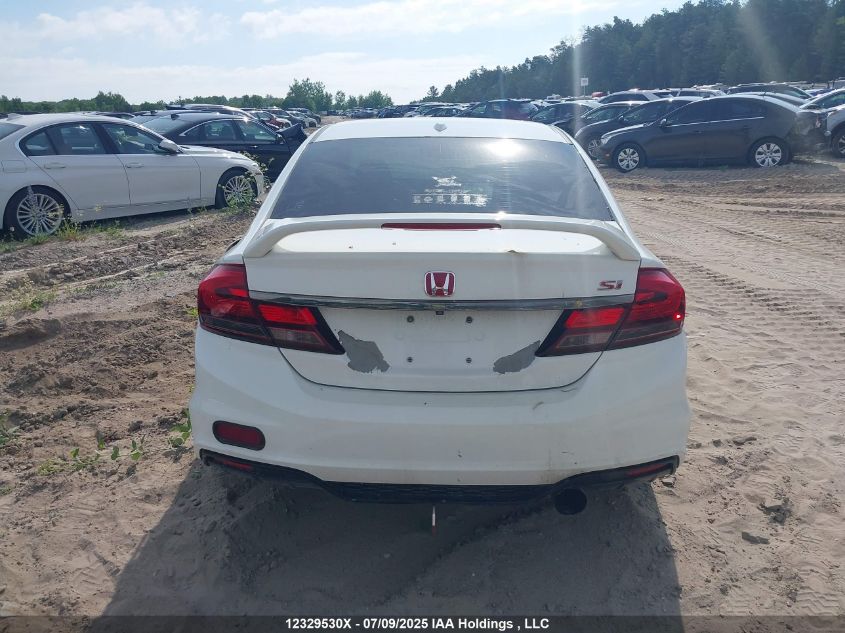 2015 Honda Civic Si Si VIN: 2HGFB6E56FH201760 Lot: 12329530X
