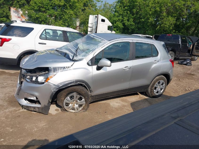 2019 Chevrolet Trax Ls VIN: 3GNCJKSBXKL145709 Lot: 12351515