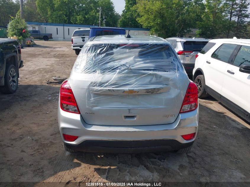 2019 Chevrolet Trax Ls VIN: 3GNCJKSBXKL145709 Lot: 12351515